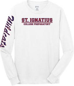 Unisex L/S Tshirt, White